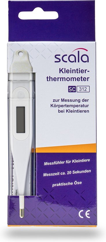 Scala 01482 SC 312 Veterinair thermomter wit, 25 g