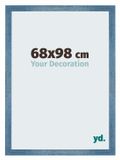 Your Decoration - Cadre photo 68x98 cm - Bleu clair balayé