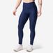 Legging de sport respirant avec poche de téléphone femme, bleu marine