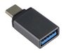 PremiumCord USB 3.1 stekker C / stekker adapter USB 3.0 A / socket grijs OTG