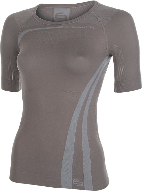 Brubeck Seamless Fitness Shirt Dames model INSPIRATION -Cappucino-S