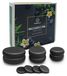 Basalt Pierre de Massage Ensemble de pierres chaudes - 10 pièces - Pour spa et détente