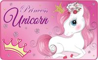 Unicorn Vloerkleed / Mat Foam Roze 75x45 cm