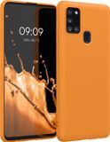 kwmobile telefoonhoesje geschikt voor Samsung Galaxy A21s - Back cover in fruitig oranje