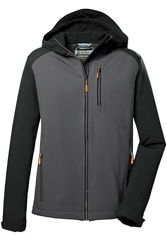 killtec Heren Softshell jas/outdoorjas - KOS 265 MN SFTSHLL JCKT - black - XL - 41263-000