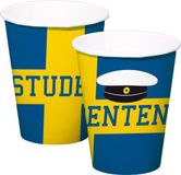 Folat Studentenfeest Bekers 250ml - 8 stuks