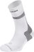 Enforma Compressiesokken met Tape Technologie – Achillespees Ondersteuning – Sport Compressiekousen – Medium Compressie – Wit/Grijs – L (42-44) – Blessurepreventie & Herstel