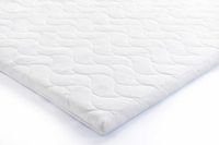 kikishop Topdek Matras 90x200 cm Traagschuim Nasa Visco Zacht Wit 9cm 5 jaar garantie