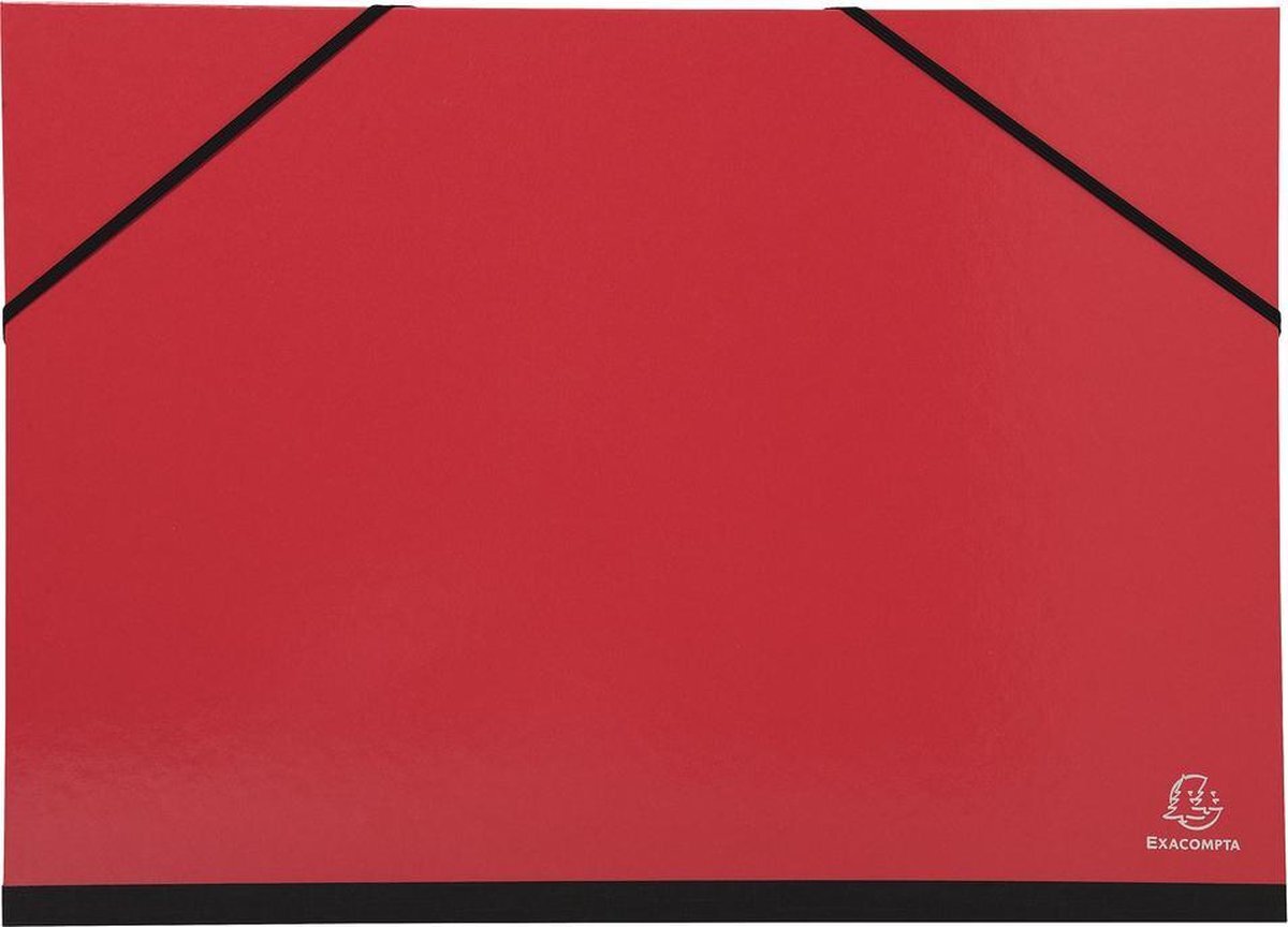 Acropaq Tekenmap A3 - 32 x 45 cm - met Elastieken - Rood