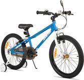 JOYSTAR Lomand Vélo enfant avec roulettes - Garçons & filles - 20 pouces - Convient pour 3 à 11 ans