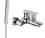 Mexen Axel R72 robinet de baignoire avec ensemble de pomme de douche, chrome