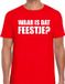 Bellatio Decorations Shoppartners Bv Waar is dat feestje Partykleding t-shirt Rood Heren L