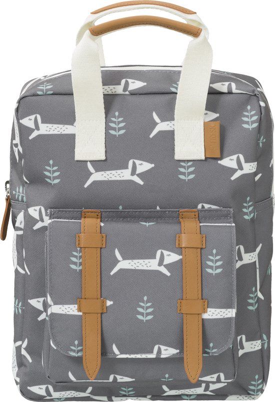 Fresk Kinderrugzak Dachsy - Grijs - 9L