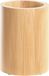 Item International Bamboo & Wood Bathroom Toothbrush Holder/Cup - 8 x 11 cm