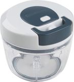 Chopper manuel sans marque avec petit cordon pour légumes, noix, chocolat - Hachoir multifonction en acier inoxydable et plastique - Hachoir rapide