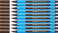 Schneider Schrijfwaren Schneider balpen - Slider Edge - XB - bruin - 10 stuks
