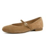 Paul Green Ballerina met riempjes bruin