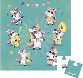 Janod - Puzzelkaart - Eenhoorn feest