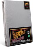 Superieur Grey 80x200 cm 100% Cotton Fitted Sheet