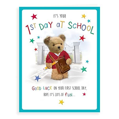 Schoolkaart eerste dag op school - 8 x 6 inch - Regal Publishing