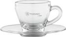 Tassimo by WMF tasse à expresso avec soucoupe, tasse, verre, transparent, 80 ml