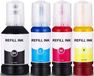 Epson 350 ml navulinkt, noir, cyan, magenta, jaune, pour Epson EcoTank 101, 102, 105, 106, 113