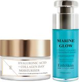 ErthSkin London Marine Glow & Hyaluron Dagcrème Set