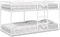 vidaXL Stapelbed - Zonder Matras - 90x190 cm - Staal - Wit