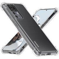 Phonillico® Hoesje voor Xiaomi 12T PRO - Schokbestendig Beschermend Zacht TPU Transparant