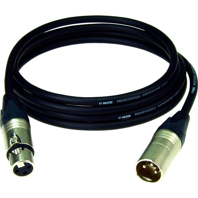 KLOTZ M1FM1N1000 microfoon kabel 10 m met Neutrik pluggen