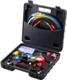 VEVOR Koelmiddel Manometer 4-Way Auto Koelmiddel Manometer Set