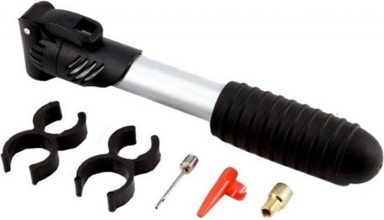 Dunlop Mini Fietspomp - Grijs - 6 Bar - Handpomp