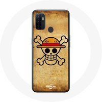 Maniacase Hoesje voor Oppo A53 Manga One Piece Death's Head