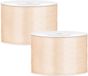 Partydeco Cadeaulint - Creme - 5 cm x 25 meter - Satijn
