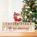 oCreon Adventskalender kerst 2024 - 24 dagen Kerstmis aftelkalender - Kerstbalkkalender kerstman houten ornamenten