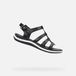 Geox Sandal Vega Dames Sandalen - Zwart - Maat 38