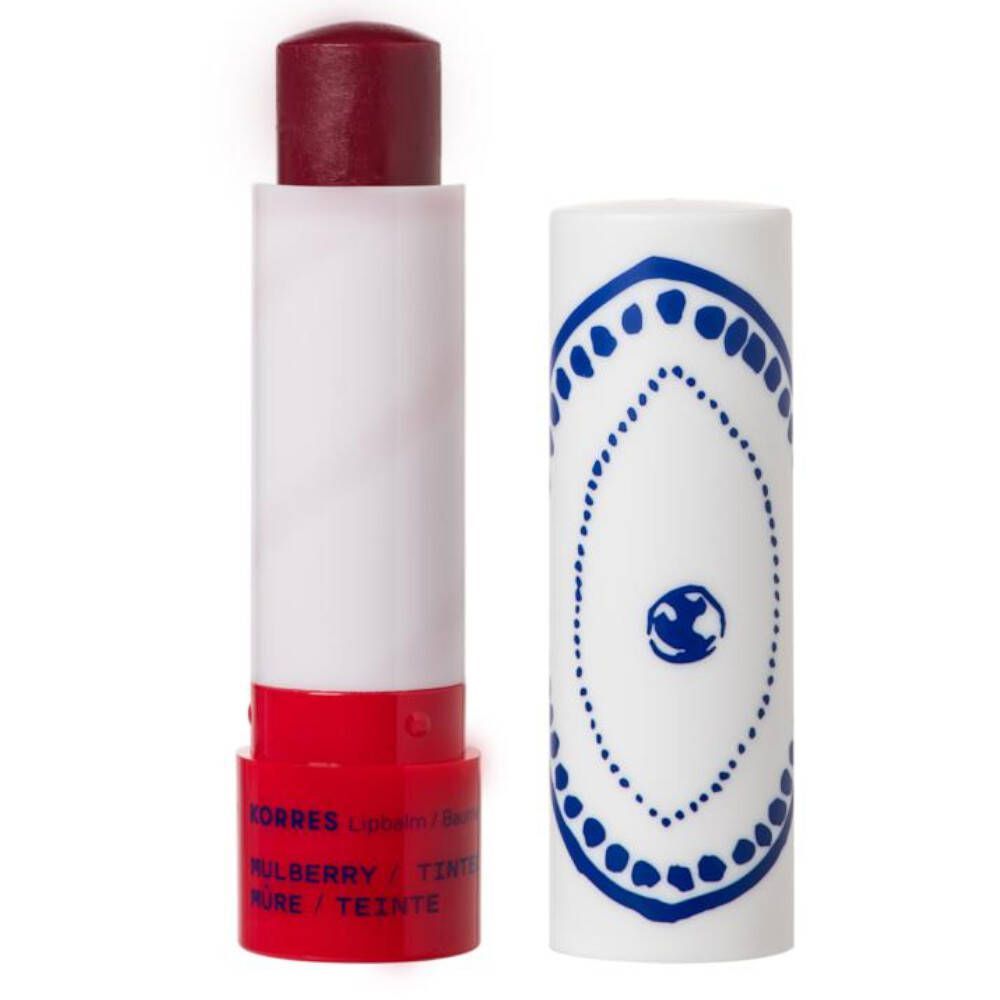KORRES Wild Rose Lip Balm - Donkerrood - 4.5 g
