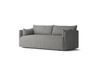 Audo Copenhagen Offset bank bouclé 2 places 16 gris foncé