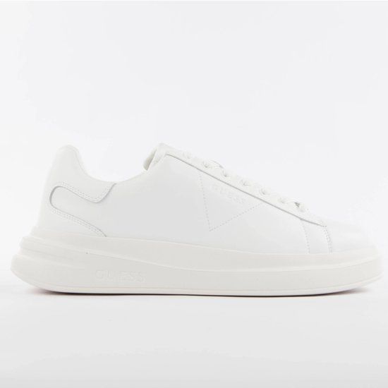 GUESS Elba Lage Sneakers Heren Leer Wit 40