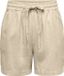 JDY Jacqueline de Yong Broek Jdysay Hw Linen String Shorts Wvn N 15321518 Oatmeal/melange Dames Maat - M