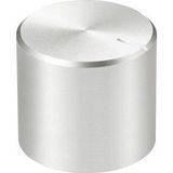 TRU COMPONENTS TC-11613860 Bouton rotatif Avec marquage de bouton Argent (Ø x h) 15 mm x 13 mm Aluminium, Plastique 1 pièce(s)