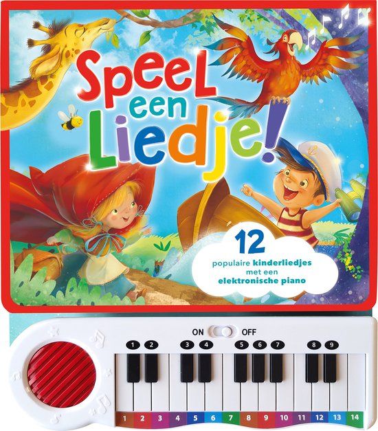 Speel een liedje! Pianoboek: 12 populaire kinderliedjes met een elektronische piano
