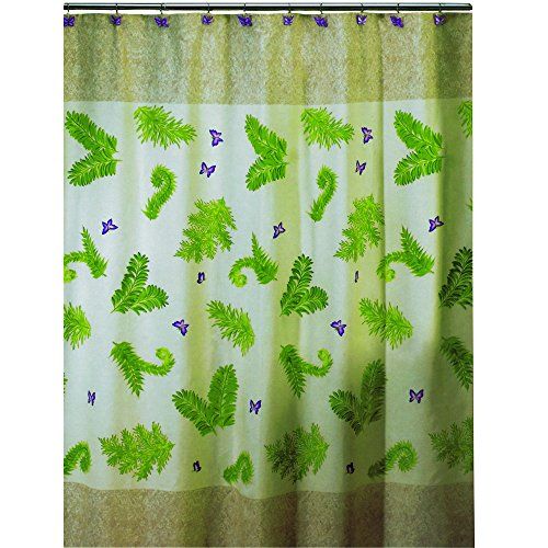 MSV Douchegordijn, polyester, 180 x 200 x 0,1 cm, incl. 12 ringen