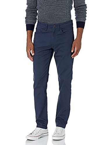 Amazon Essentials Men's Slim-Fit 5-Pocket Stretch Chino Pant (Navy)