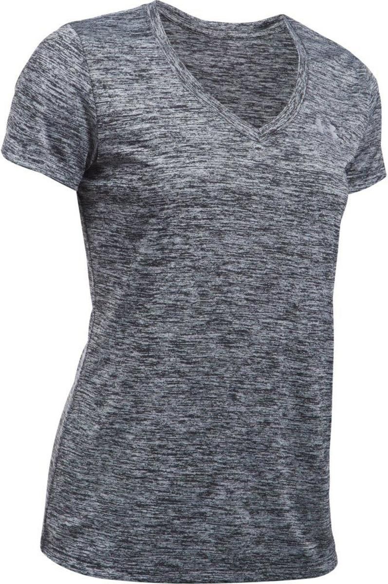Under Armour Tech SSV Twist Sportshirt - Dames - Zwart - Maat XS