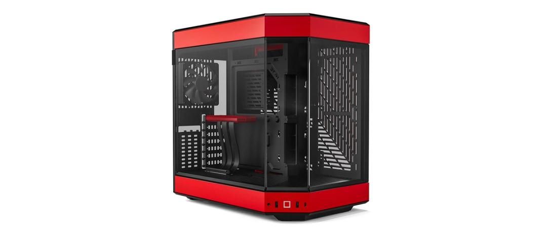 HYTE Y60 Midi Tower - Black/Red
