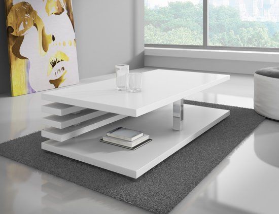 MEUBELLA - Salontafel Altea - Wit