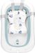 Springos Opvouwbaar Baby Bad - Blauw - Wit