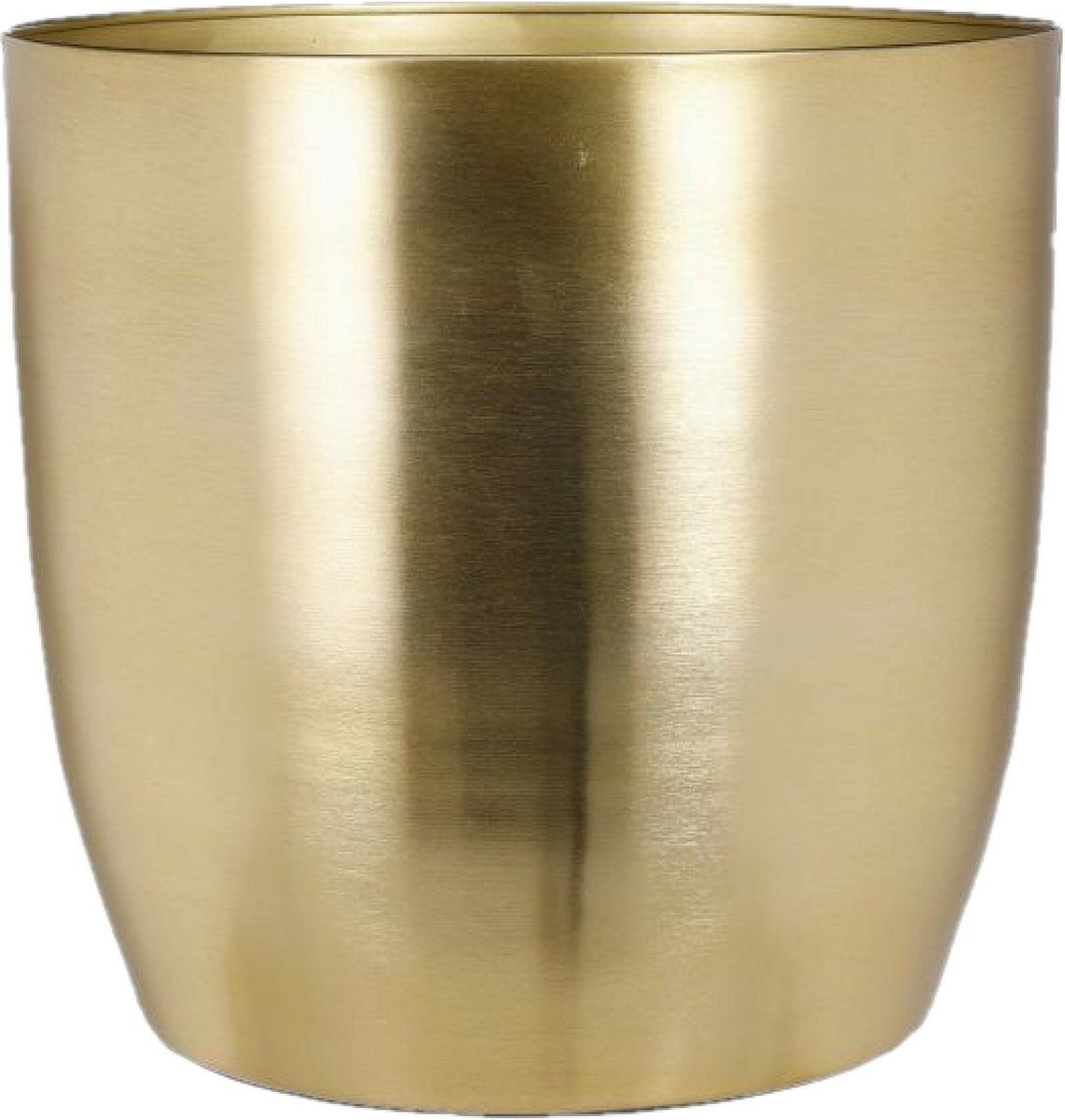 Mica Decorations Plantenpot - Bloempot - Metaal - Goud - D28 x H27cm