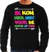 Bellatio Decorations Apres ski sweater heren - koffie of thee - zwart - apres ski/winter XXL